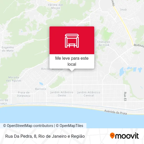 Rua Da Pedra, 8 mapa