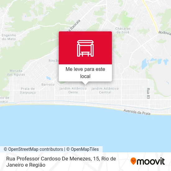 Rua Professor Cardoso De Menezes, 15 mapa