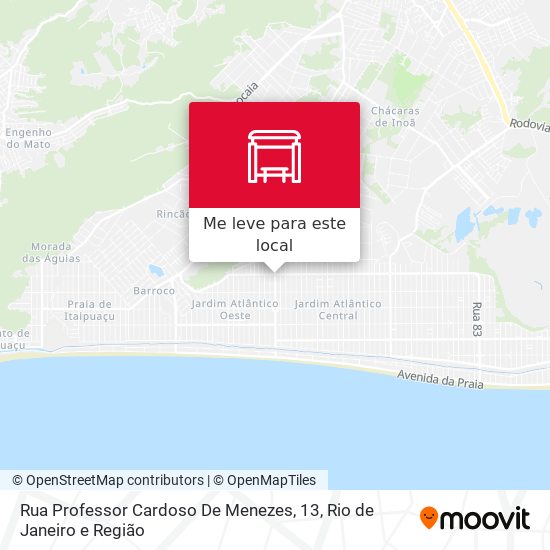 Rua Professor Cardoso De Menezes, 13 mapa