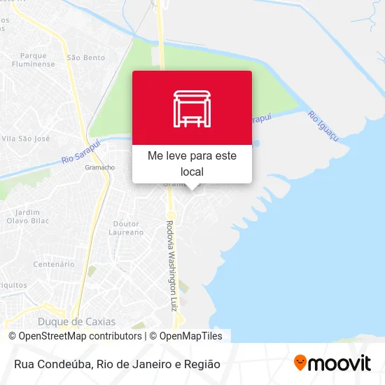 Rua Condeúba mapa
