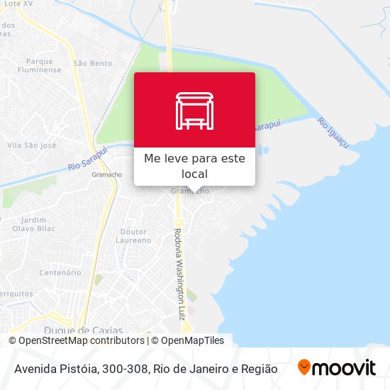 Avenida Pistóia, 300-308 mapa