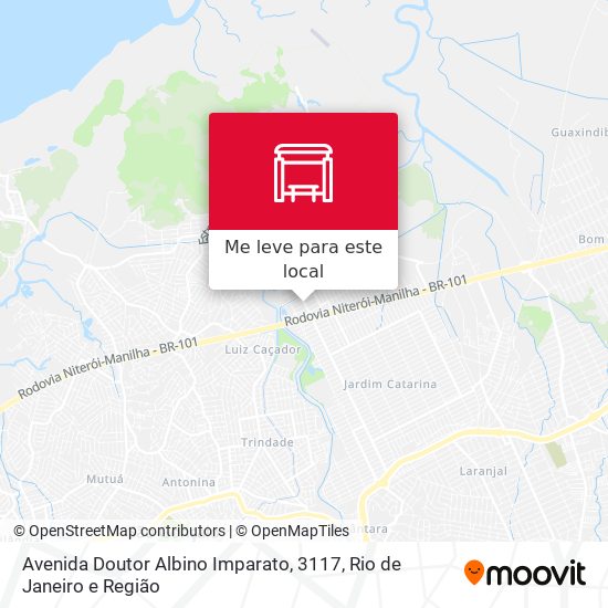 Avenida Doutor Albino Imparato, 3117 mapa