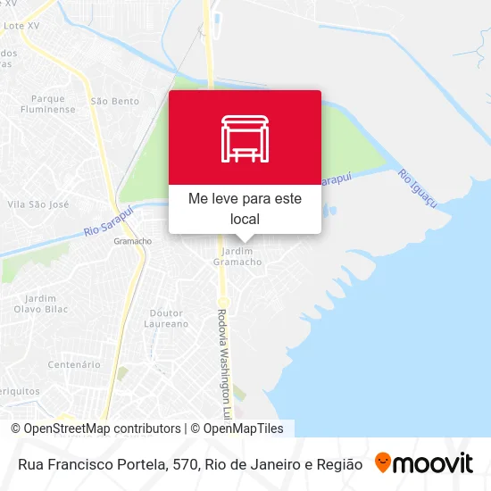 Rua Francisco Portela, 570 mapa