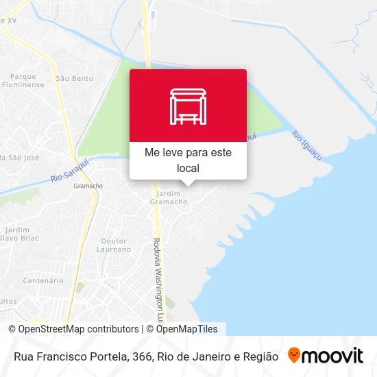 Rua Francisco Portela, 366 mapa