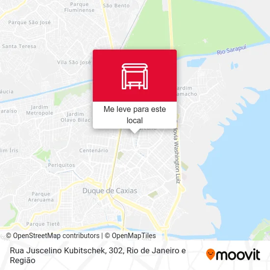 Rua Juscelino Kubitschek, 302 mapa