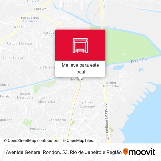 Avenida General Rondon, 53 mapa
