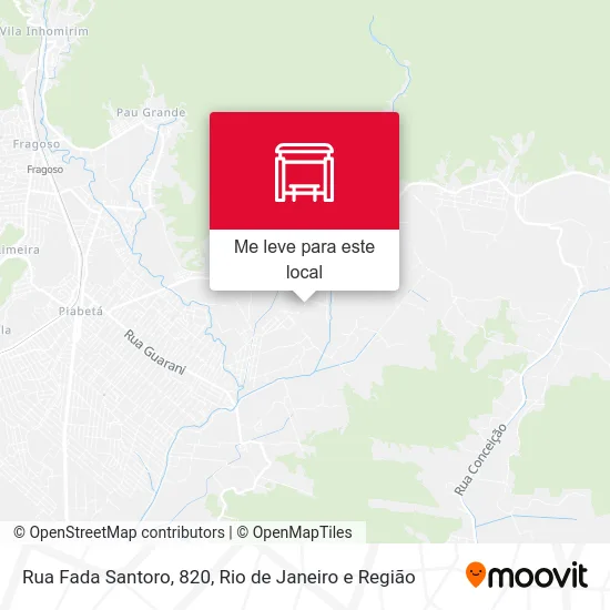 Rua Fada Santoro, 820 mapa