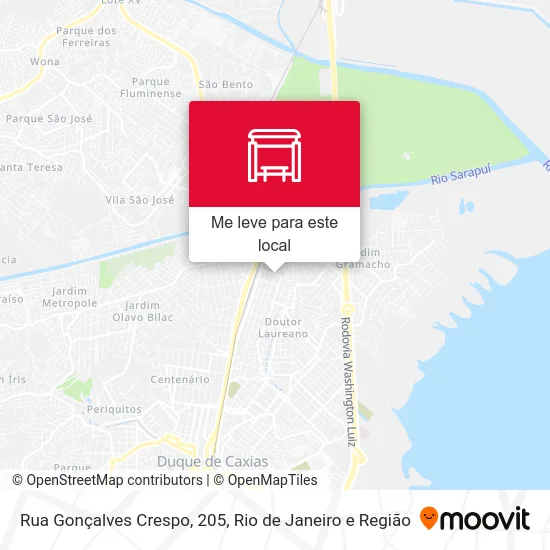 Rua Gonçalves Crespo, 205 mapa
