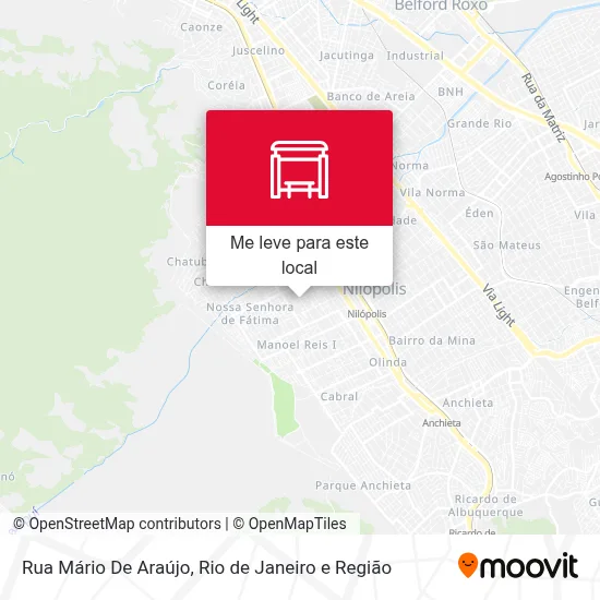 Rua Mário De Araújo mapa