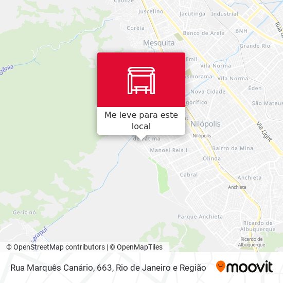 Rua Marquês Canário, 663 mapa