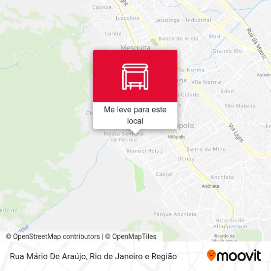 Rua Mário De Araújo mapa