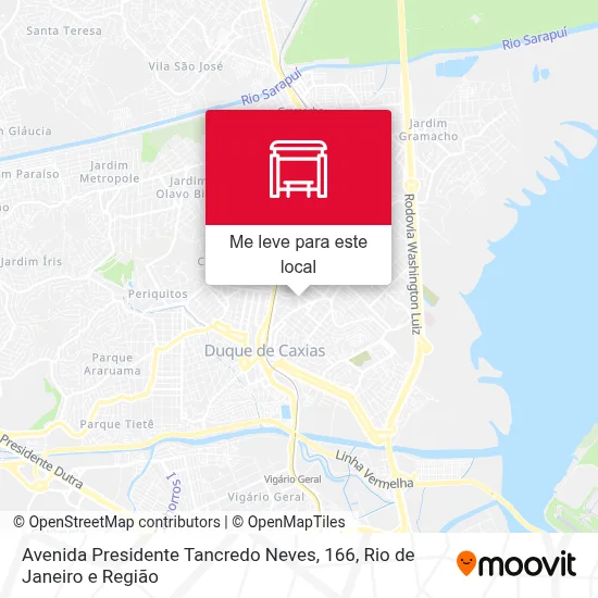Avenida Presidente Tancredo Neves, 166 mapa