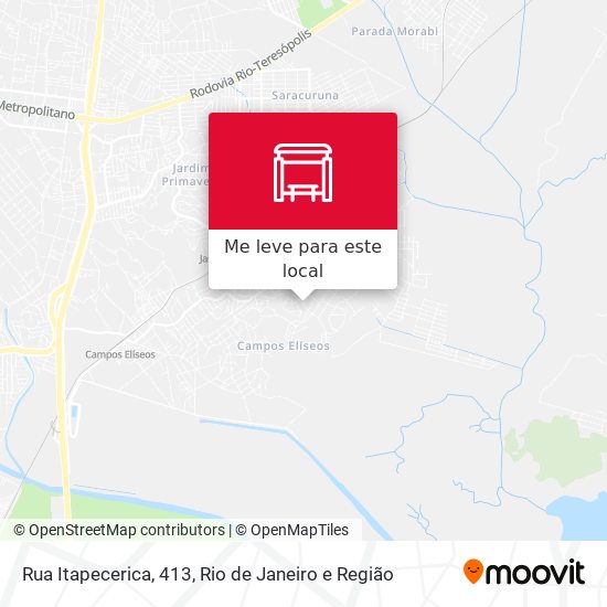 Rua Itapecerica, 413 mapa