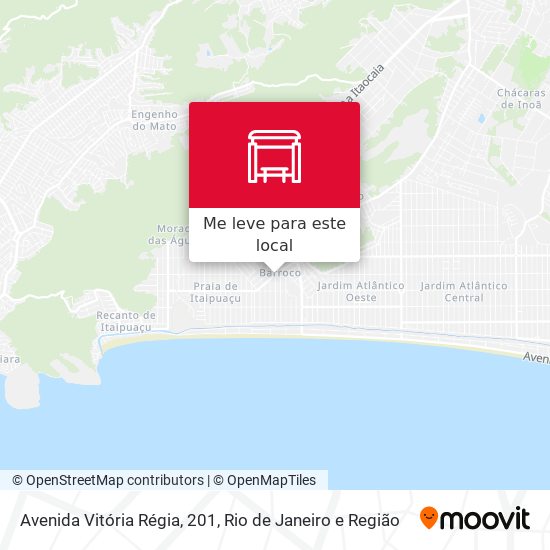 Avenida Vitória Régia, 201 mapa