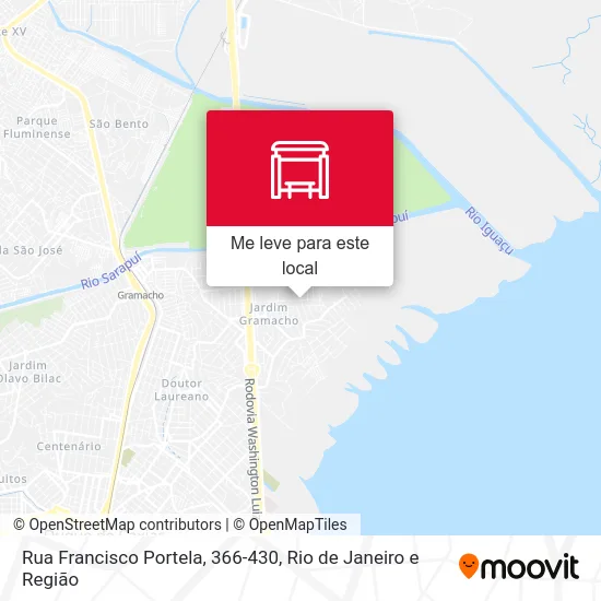 Rua Francisco Portela, 366-430 mapa