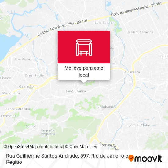 Rua Guilherme Santos Andrade, 597 mapa