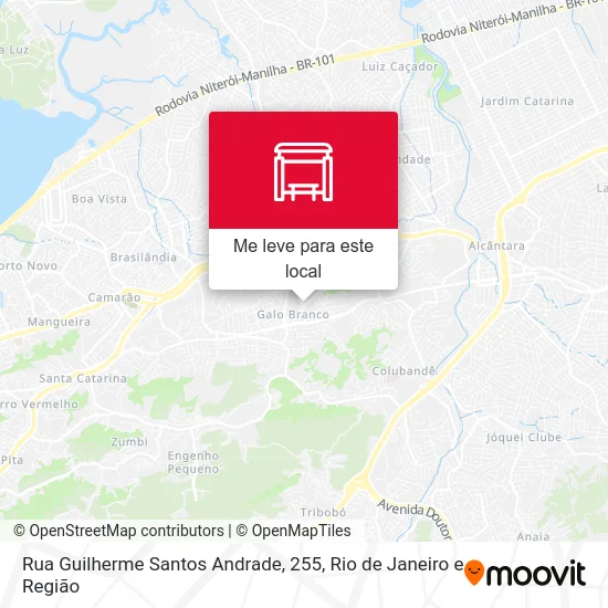 Rua Guilherme Santos Andrade, 255 mapa