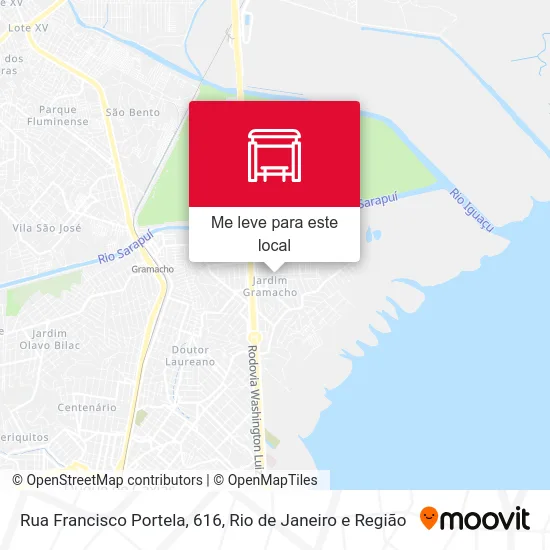 Rua Francisco Portela, 616 mapa
