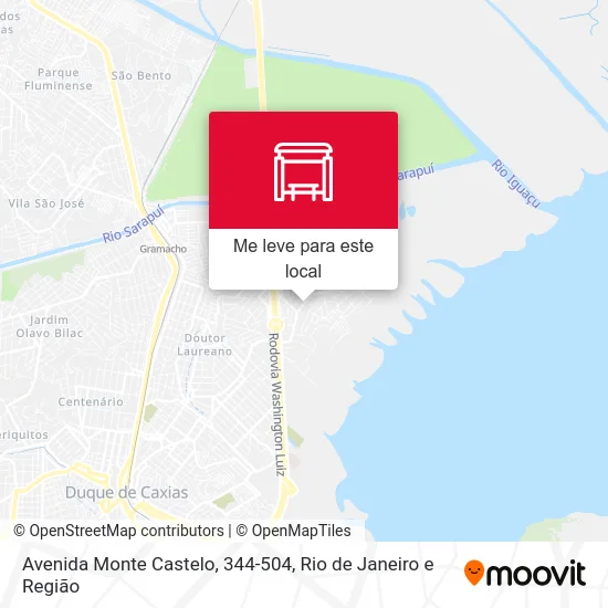 Avenida Monte Castelo, 344-504 mapa