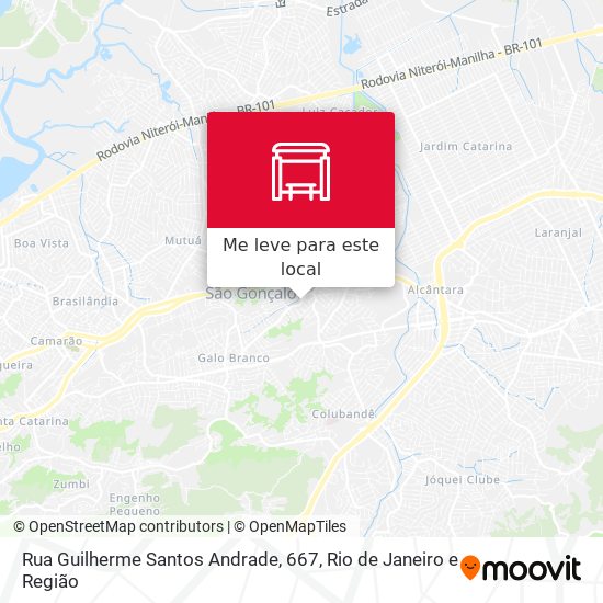 Rua Guilherme Santos Andrade, 667 mapa