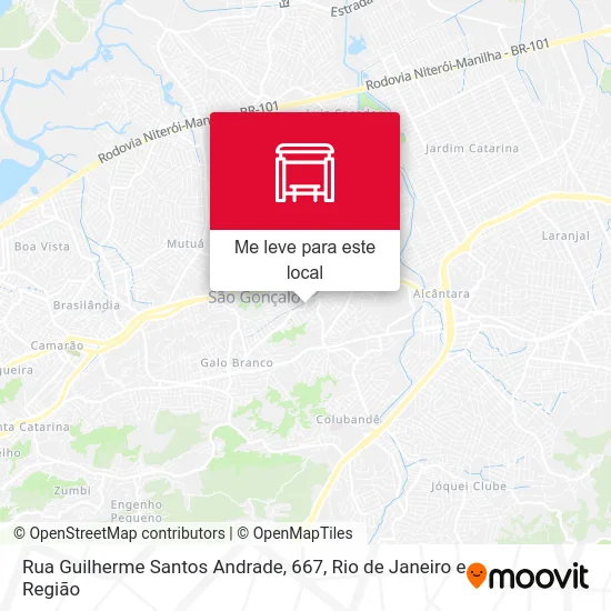 Rua Guilherme Santos Andrade, 667 mapa