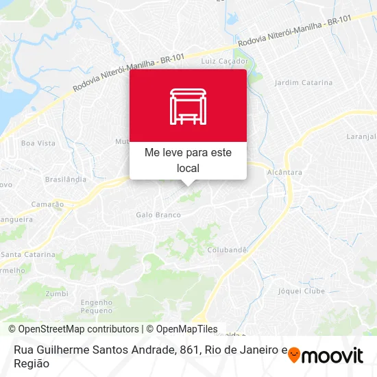 Rua Guilherme Santos Andrade, 861 mapa