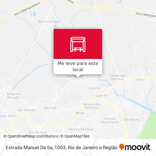 Estrada Manuel De Sa, 1003 mapa