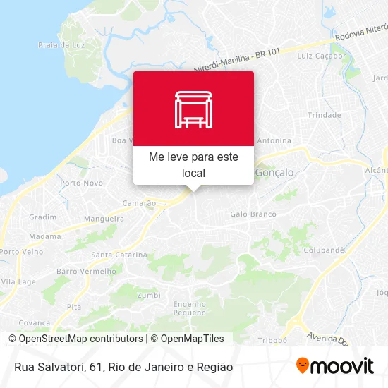Rua Salvatori, 61 mapa