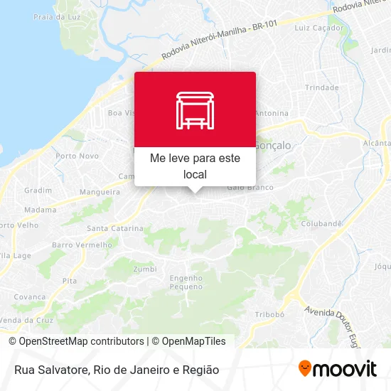 Rua Salvatore mapa