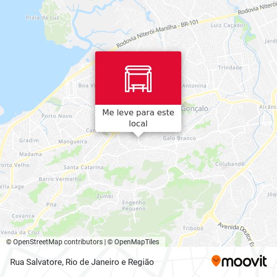 Rua Salvatore mapa
