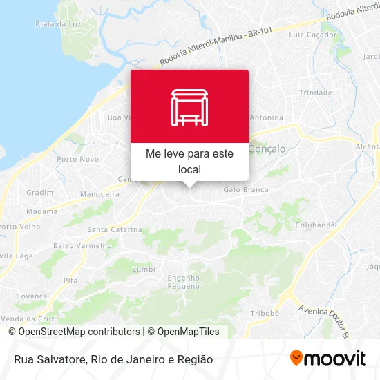 Rua Salvatore mapa