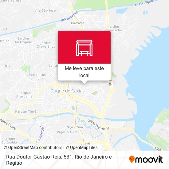 Rua Doutor Gastão Reis, 531 mapa