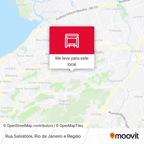 Rua Salvatore mapa