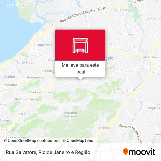 Rua Salvatore mapa