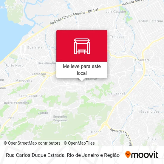 Rua Carlos Duque Estrada mapa