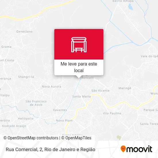 Rua Comercial, 2 mapa