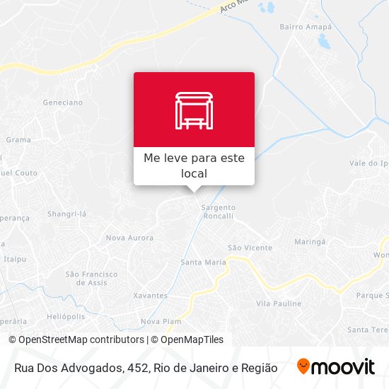 Rua Dos Advogados, 452 mapa