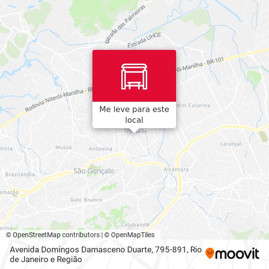 Avenida Domingos Damasceno Duarte, 795-891 mapa