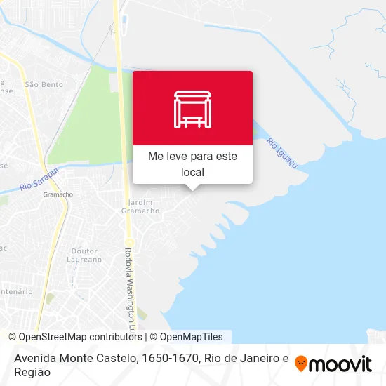 Avenida Monte Castelo, 1650-1670 mapa
