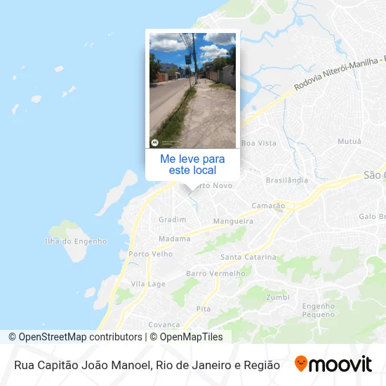 Rua Capitão João Manoel mapa