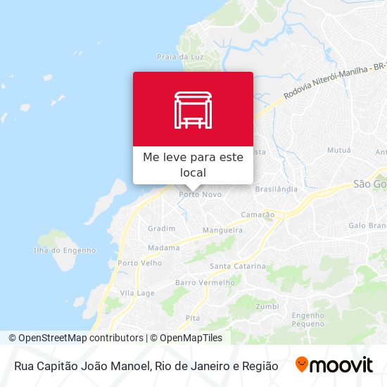 Rua Capitão João Manoel mapa