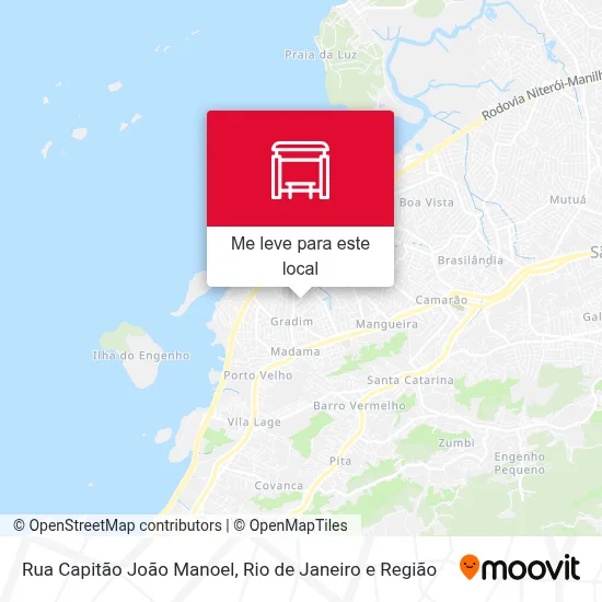 Rua Capitão João Manoel mapa