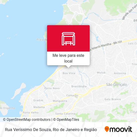 Rua Veríssimo De Souza mapa