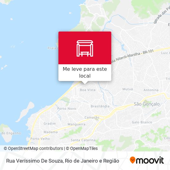 Rua Veríssimo De Souza mapa