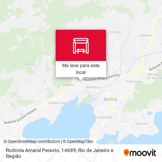 Rodovia Amaral Peixoto, 14689 mapa