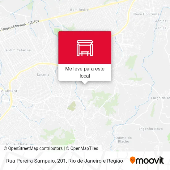 Rua Pereira Sampaio, 201 mapa