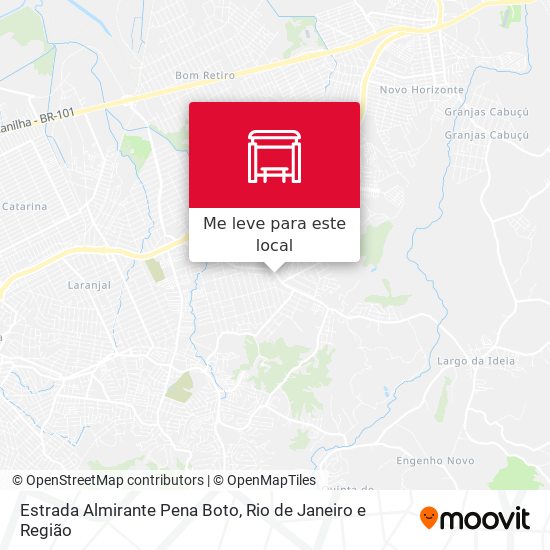 Estrada Almirante Pena Boto mapa