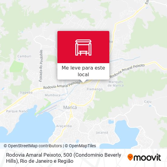 Rodovia Amaral Peixoto, 500 (Condomínio Beverly Hills) mapa