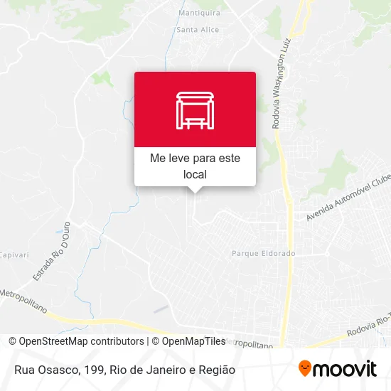 Rua Osasco, 199 mapa