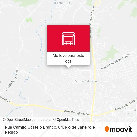 Rua Camilo Castelo Branco, 84 mapa